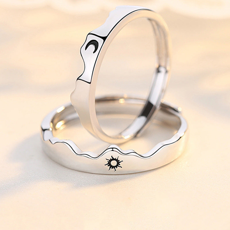 Bague Couple "Jour et Nuit"
