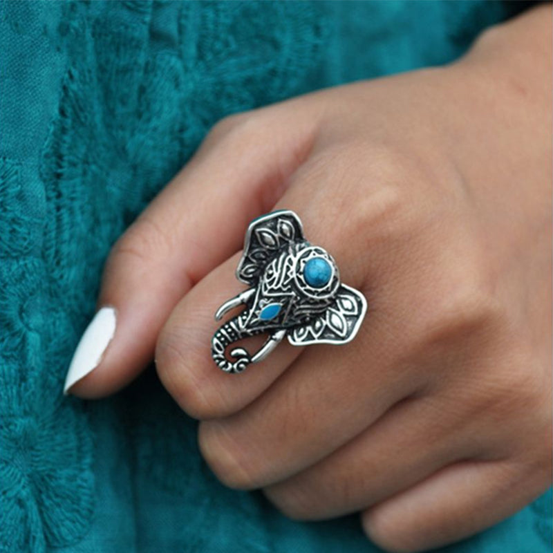 Bague elephant online argent