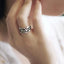 Bague poissons en argent 925 - Bijou spirituel