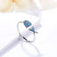 Bague poisson bleu