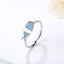 Bague poisson bleu