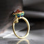 Bague Tibétaine Mantra Prière et Fleur de Lotus Bouddhisme