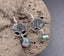 Boucles d'oreilles arbre de vie en pierres naturelles - Crochets en argent 925