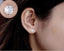 Boucles d'oreilles clous en argent 925 et Zirconium