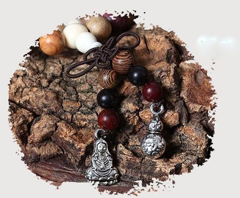 Bracelet Mâlâ Bouddhiste 108 Perles En Bois De Santal - 6 Mm - Unisexe - Neuf Avec Étiquettes