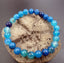 Bracelet en Agate bleue - Chance et Paix Intérieure