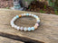 Bracelet en Amazonite naturelle 8 mm- Apaisement et anti-stress