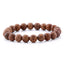 Bracelet Tibétain en Bois précieux de Wengé - Perles 8 mm