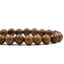 Bracelet Tibétain en Bois précieux de Wengé - Perles 8 mm