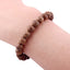 Bracelet Tibétain en Bois précieux de Wengé - Perles 8 mm