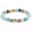 Bracelet Bouddha Thaï argent ou or en Amazonite du Brésil