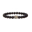 Bracelet Bouddha Thaï argent ou or en Agate Noire