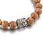 Bracelet Bouddha Thaï argent ou or en perles de Bois Wengé