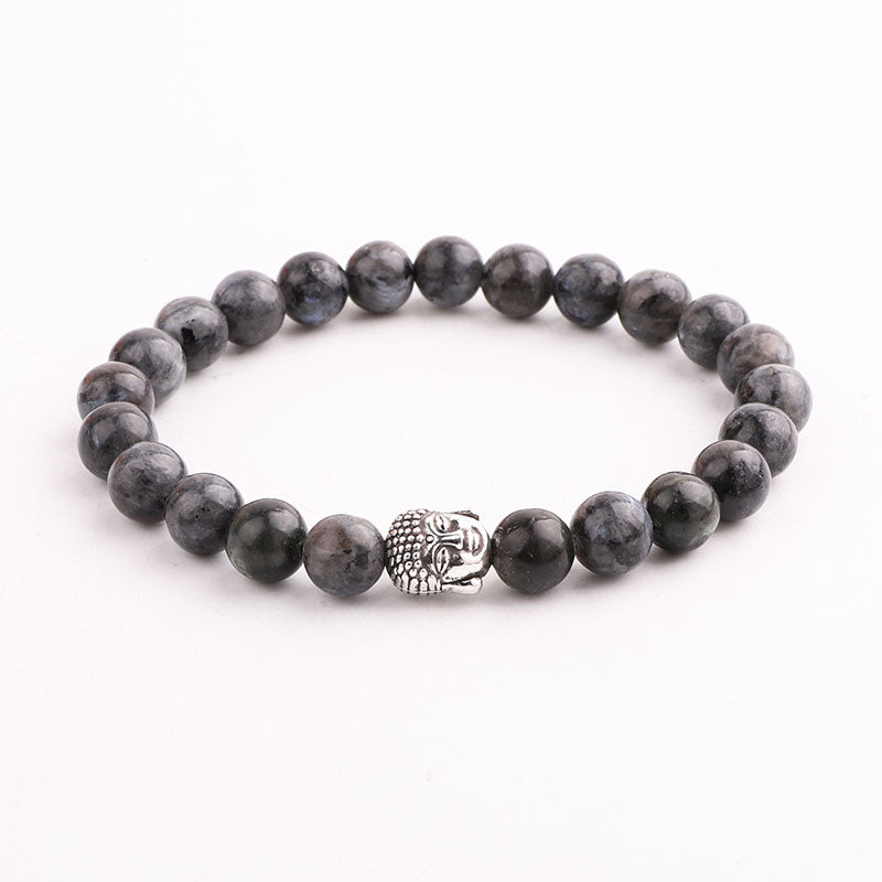 Bracelet Bouddha Thaï argent ou or en Labradorite du Canada