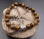 Bracelet Bouddha Thaï argent ou or en Oeil de Tigre de Madagascar