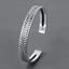 Bracelet jonc en argent 925 sterling Chandra