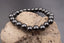 Bracelet en hématite pierres naturelles 8 mm