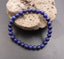 Bracelet en Lapis Lazuli d'Afghanistan 4 mm - Bonne humeur et amitié