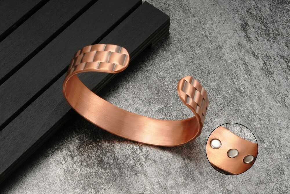 Bracelet cuivre magnétique - Aimants néodyme - Anti-Douleurs