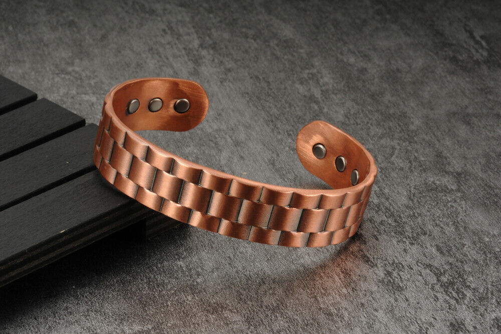 Bracelet cuivre magnétique - Aimants néodyme - Anti-Douleurs