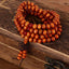 Bracelet Collier Tibétain Mala en perles de bois de santal 6 mm - Relaxation