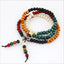 Bracelet de prière tibétain Mala en bois de santal + Breloque Vajra ou Dorjé