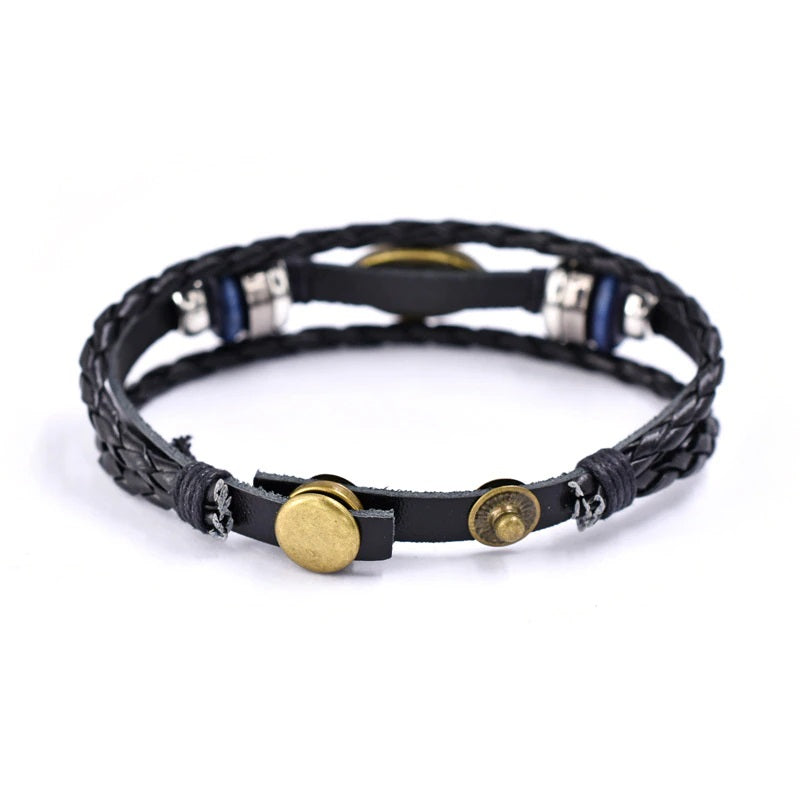 Bracelet porte-bonheur pour Homme. Amulette contre le mauvais oeil