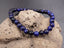 Bracelet Oeil de Tigre bleu / Oeil de Faucon naturel - boules 6 mm