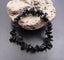 Bracelet perles chips en Obsidienne Noire naturelle