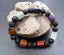 Bracelet de guérison des 7 chakras. Pierre de lave et pierres semi-précieuses