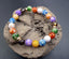 Bracelet "bonne humeur et joie de vivre" Tibétain Chakras en perles multicolores