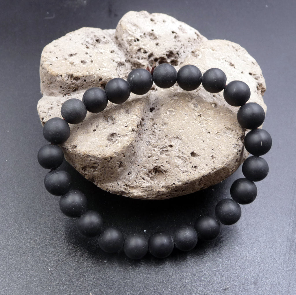 Bracelet en pierre de guérison Stone Needle ou Byan Shi. Anti-douleur et anti-stress