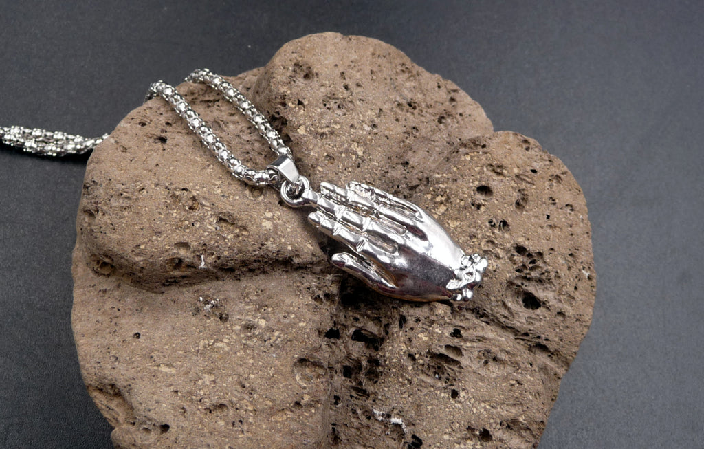 Collier Tibétain Bouddhiste Mudra et Bouddha