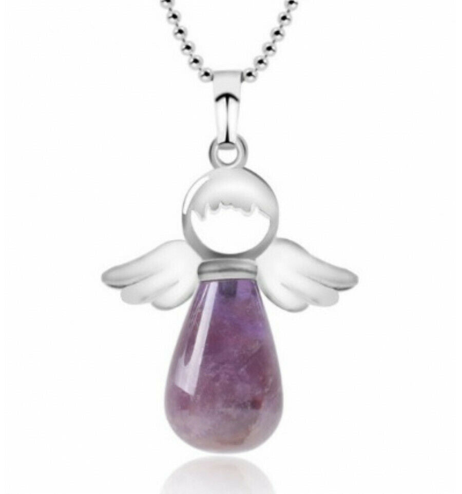 Collier "Mon Ange gardien" en Améthyste du Brésil