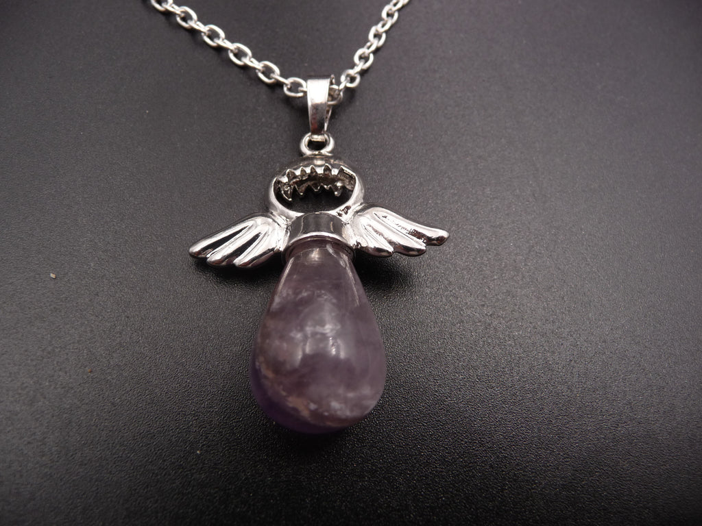 Collier "Mon Ange gardien" en Améthyste du Brésil