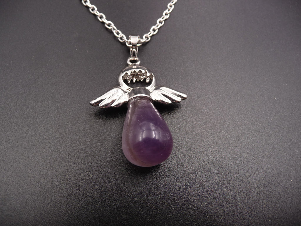 Collier "Mon Ange gardien" en Améthyste du Brésil