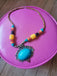 Collier berbère ethnique - artisanat du Maroc