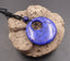 Collier pendentif donut pi chinois 40 mm - Lapis Lazuli