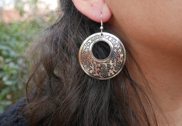 Boucles d'oreilles Agra orientales artisanat Inde