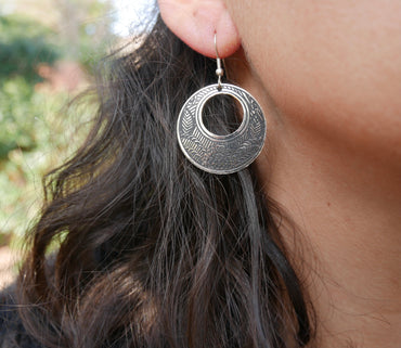 Boucles d'oreilles Jaisalmer orientales artisanat Inde