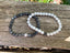 Bracelets de distance / couples - Labradorite et Pierre de Lune 6 mm