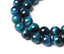 Bracelet Oeil de Tigre bleu naturel - perles 8mm