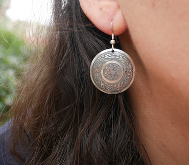 Boucles d'oreilles Hindaun orientales artisanat Inde