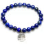 Bracelet en Lapis Lazuli naturel 6 mm et breloque Arbre de Vie