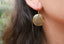 Boucles d'oreilles danse orientale motif spirale artisanat Inde
