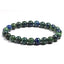 Bracelet élastique Lithothérapie en Azurite Malachite