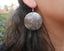 Boucles d'oreilles Madras orientales artisanat Inde
