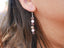 Boucles d'oreilles pendantes en Triple protection Grenat, Rhodonite et Quartz Rose