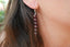 Boucles d'oreilles pendantes en Grenat