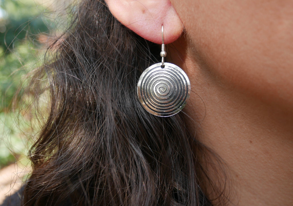 Boucles d'oreilles Narlai orientales artisanat Inde